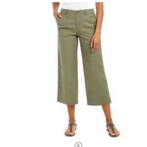 NWT Style & Co Wide Leg Mid Rise Core Cropped Pants